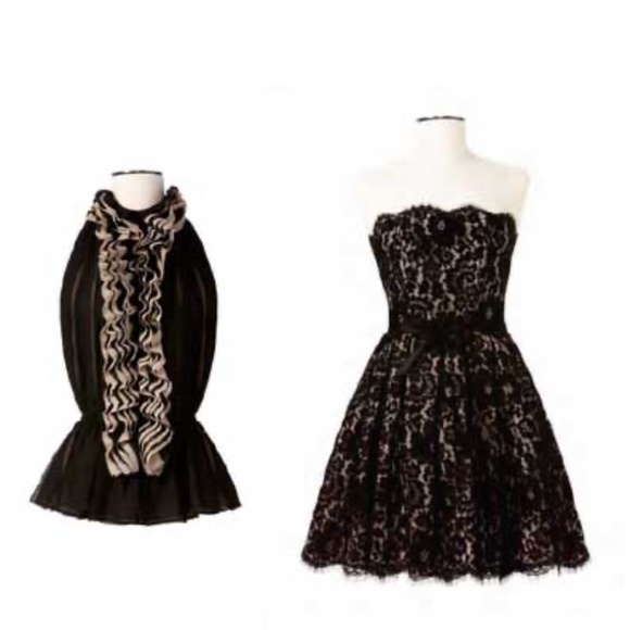 Black Lace Strapless Dress – Robert Rodriguez x NM Size 6 - Picture 2 of 6